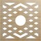 Ekena Millwork Chevron Wood Fretwork Pierced Ceiling Medallion, Birch, 28"OD x 7 1/4"ID x 3/8"T CMWP28X28X0375CHBI - alternate 1
